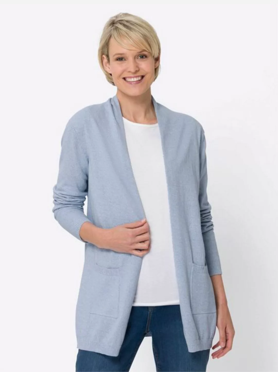 Sieh an! Strickjacke Longstrickjacke günstig online kaufen