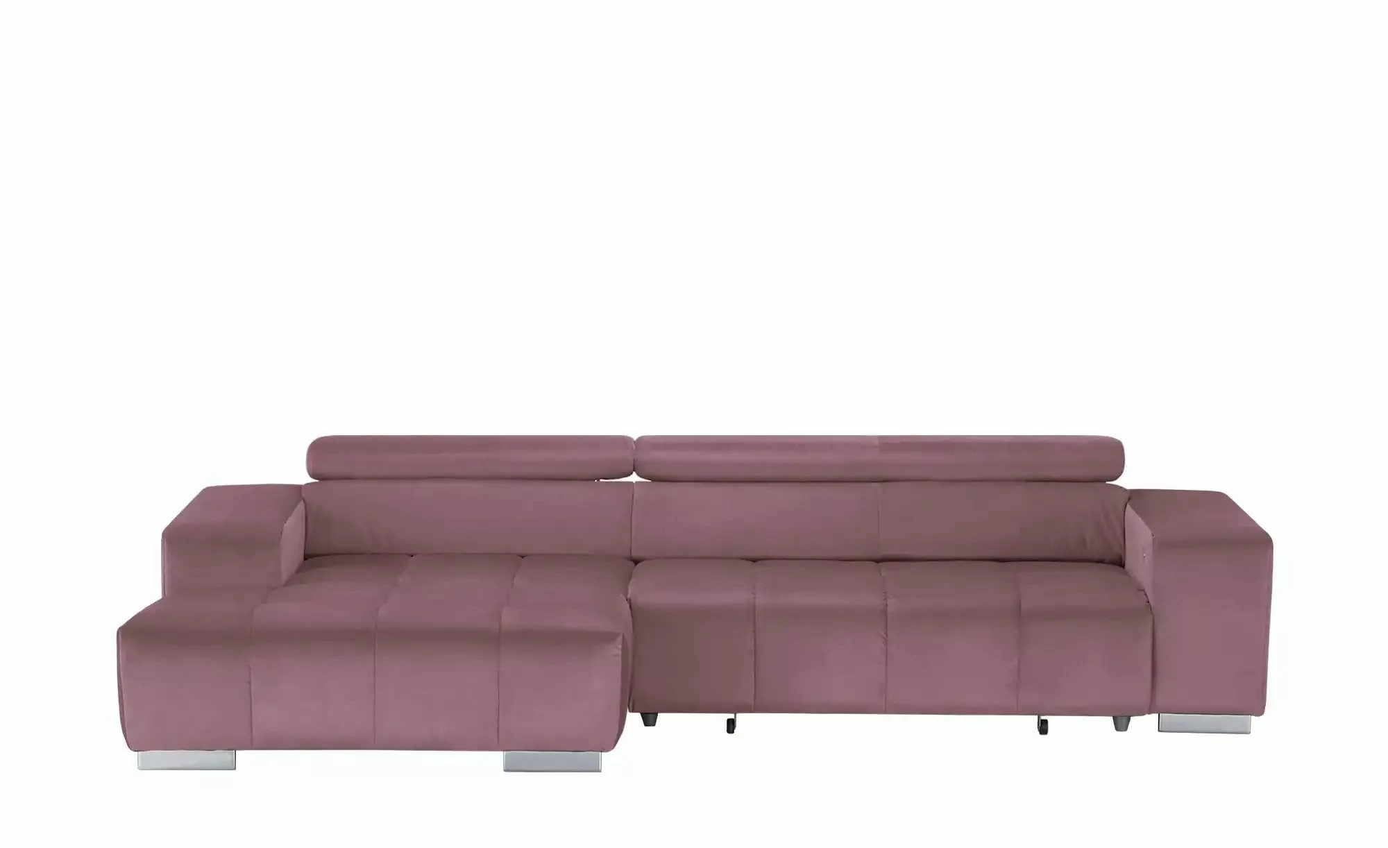 uno Ecksofa mit Kopfteilverstellung Origo ¦ rosa/pink ¦ Maße (cm): B: 307 H günstig online kaufen