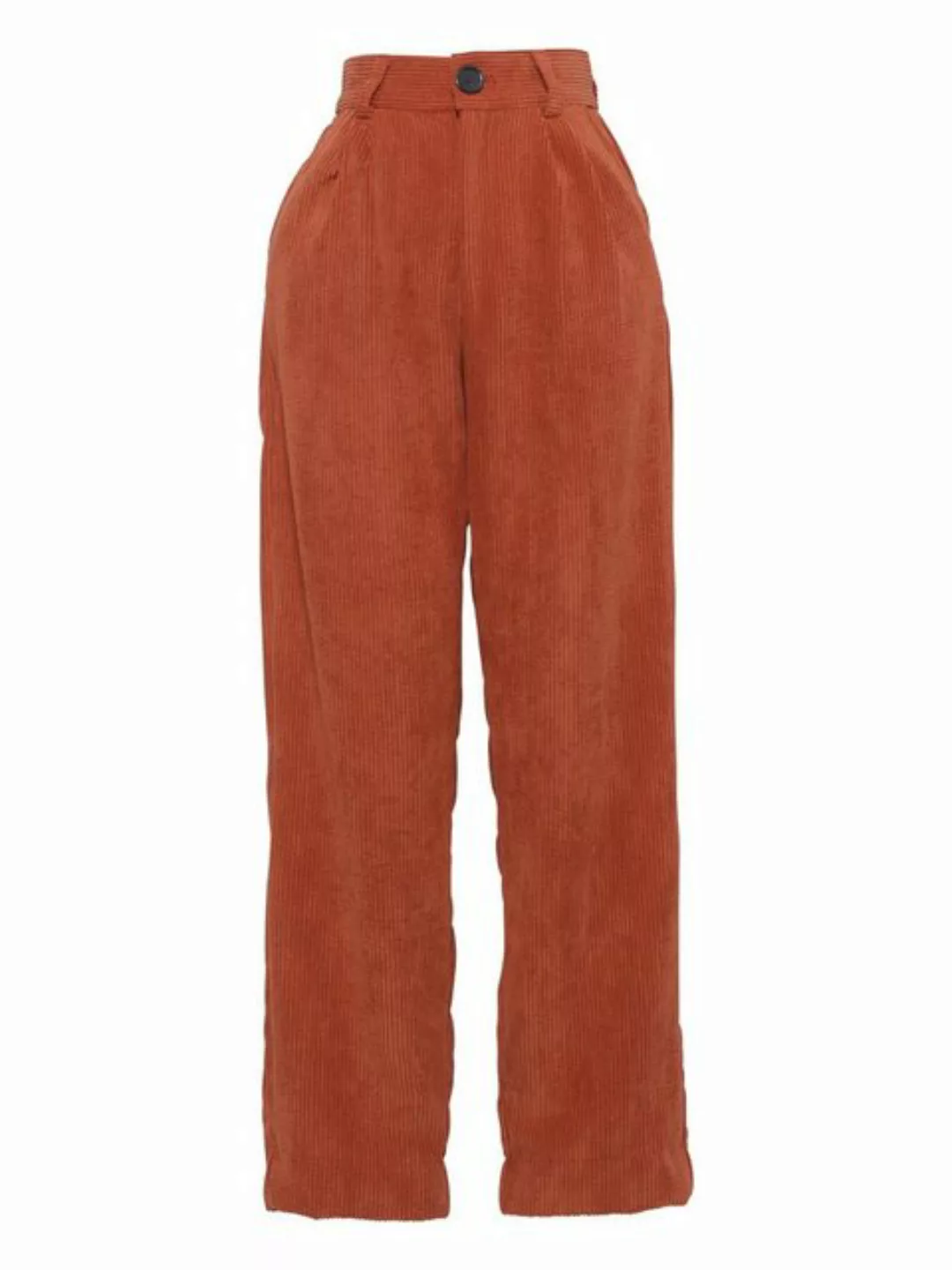 Freshlions Bundfaltenhose Hose 'Alma' L orange günstig online kaufen