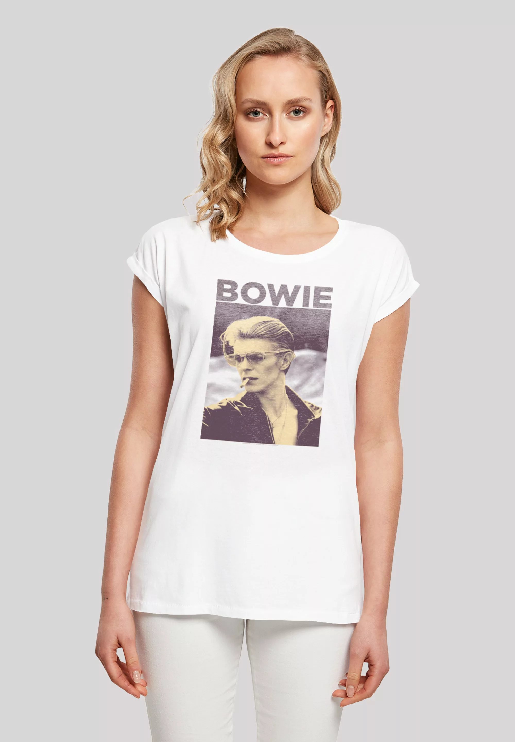 F4NT4STIC T-Shirt "David Bowie Smoking Photograph", Print günstig online kaufen