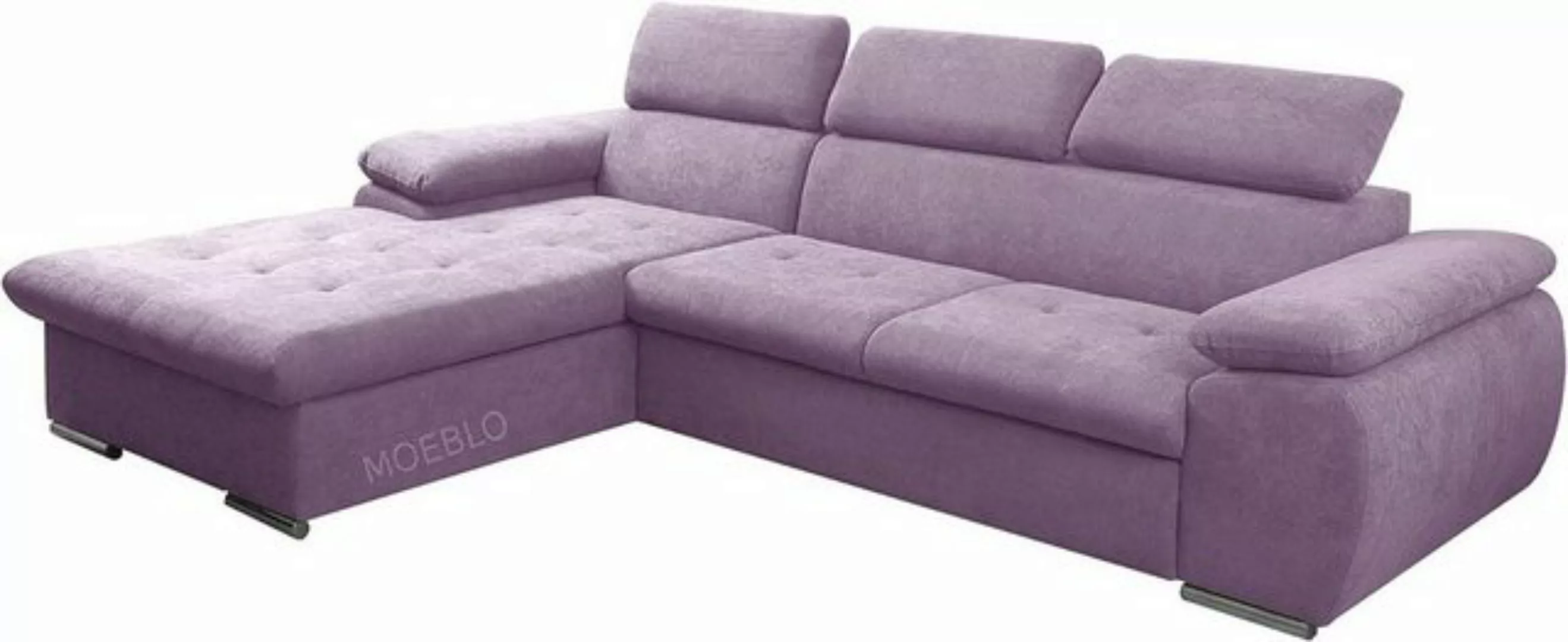 MOEBLO Ecksofa Nilux, Sofa Couch L-Form Polsterecke für Wohnzimmer, Schlafs günstig online kaufen