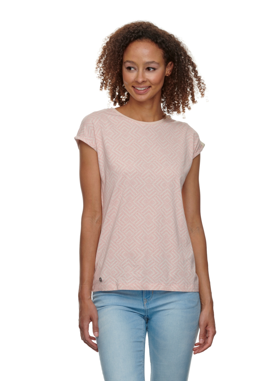 Ragwear Shirt Dione Print rosa günstig online kaufen