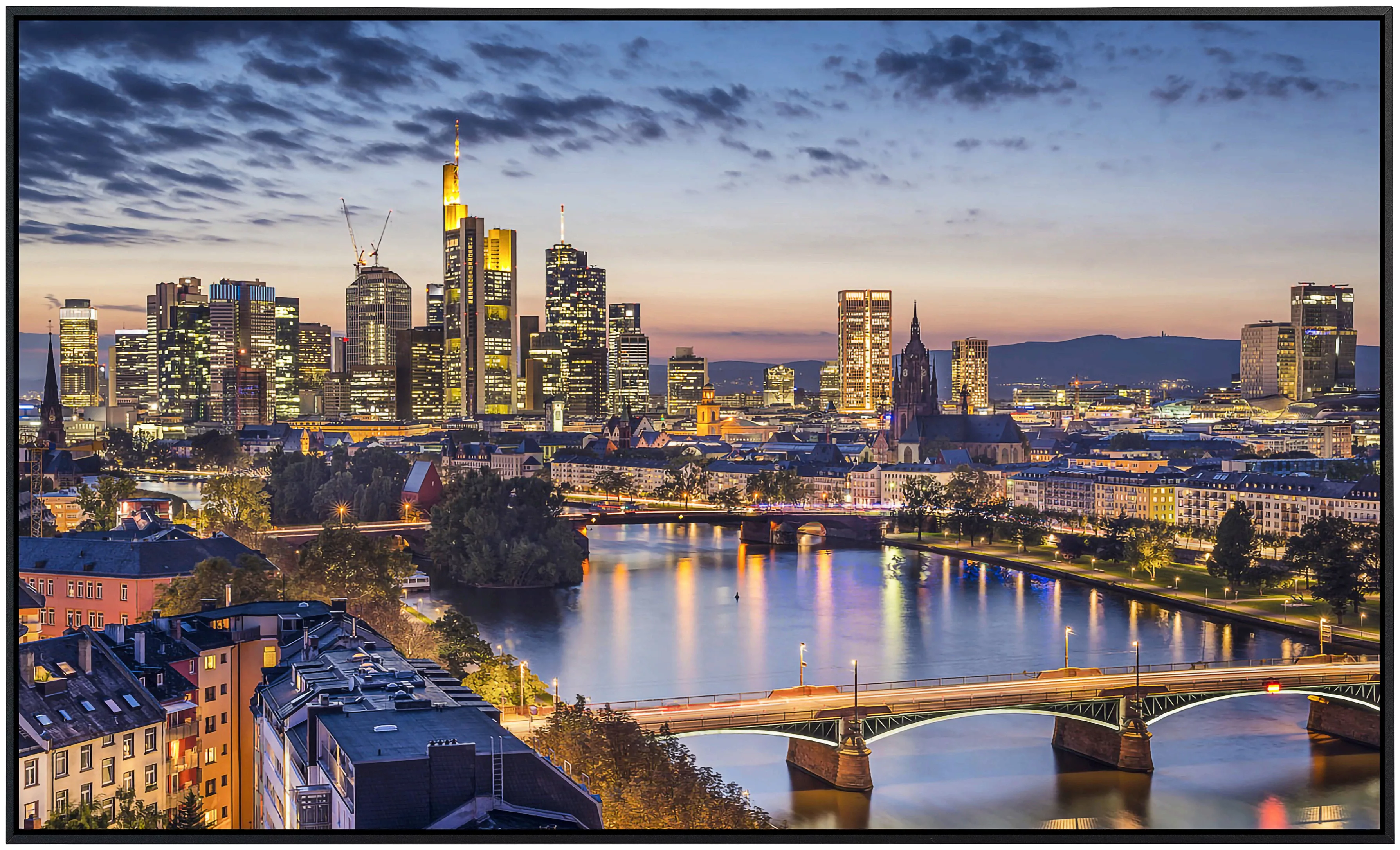 Papermoon Infrarotheizung »Frankfurt am Main«, sehr angenehme Strahlungswär günstig online kaufen