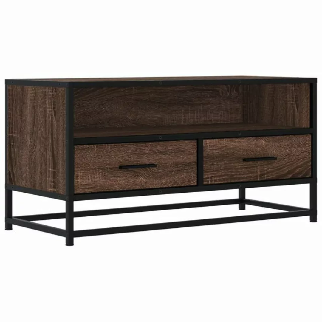 vidaXL TV-Schrank TV-Schrank Eichen-Optik 80x34,5x40 cm Holzwerkstoff und M günstig online kaufen