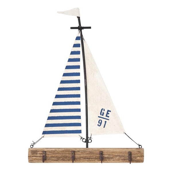 Schlüsselbrett Segelschiff, 4 Haken günstig online kaufen