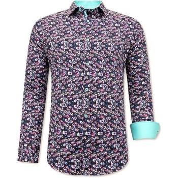Tony Backer  Hemdbluse Paisley Bluhemd günstig online kaufen