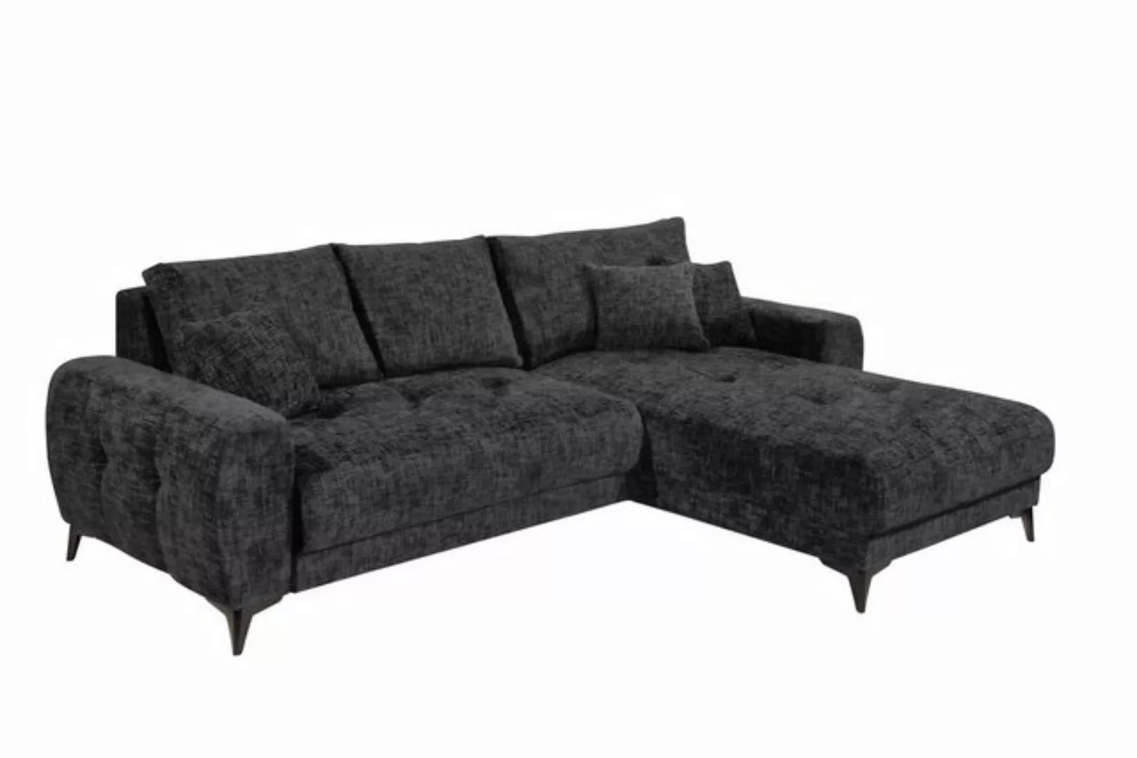 Wohnlandschaft Ecksofa mit Schlaffunktion und Bettkasten ca. 281 cm breit L günstig online kaufen