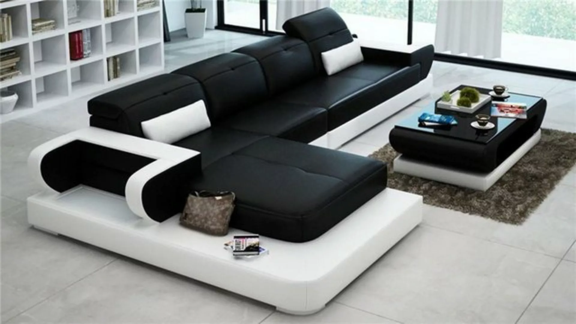 JVmoebel Ecksofa, Moderne Sofa Eckgarnitur L Form Polster Sitz Ecke Couch günstig online kaufen