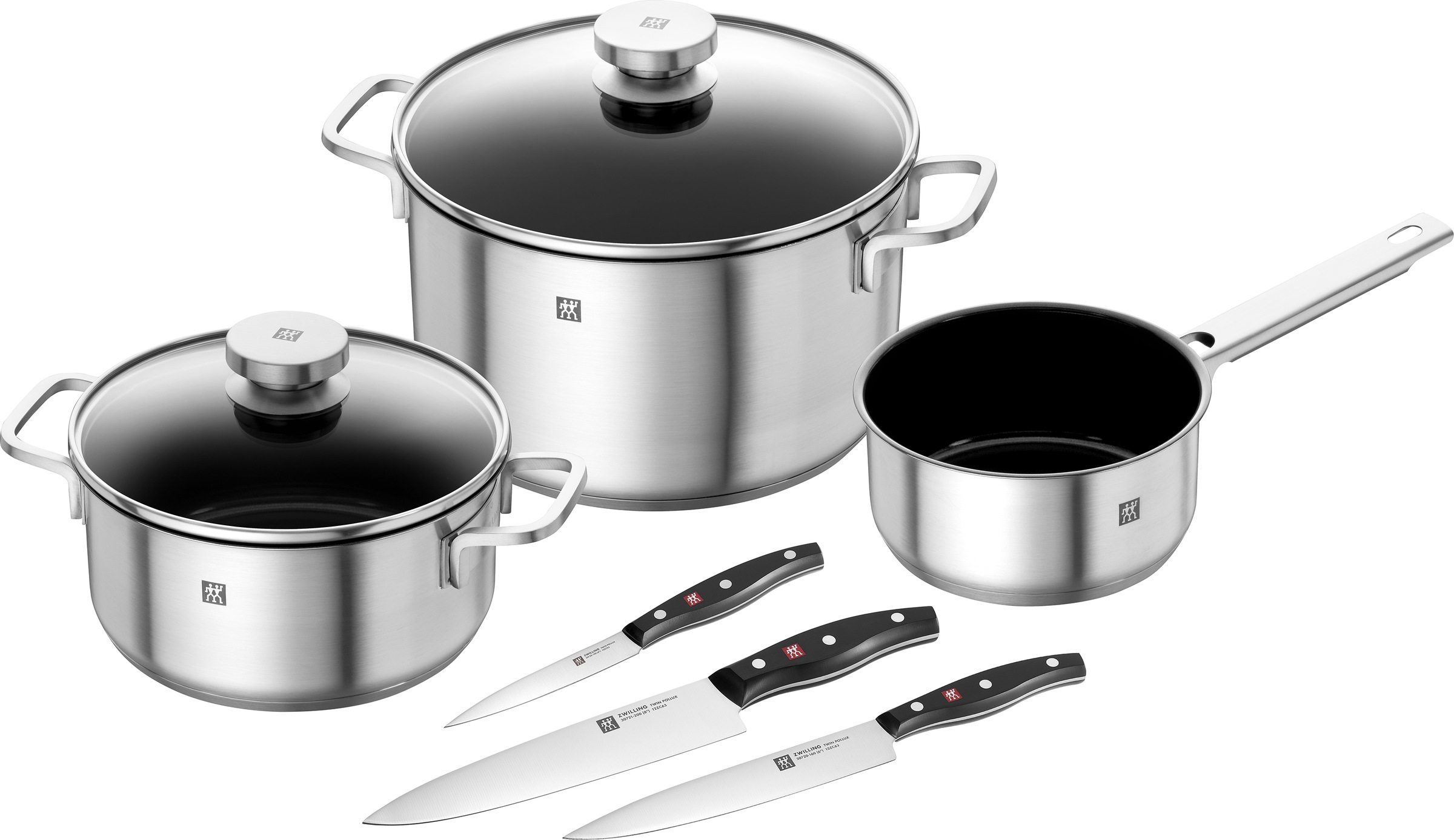 Zwilling Topf-Set »Focus/Twin Pollux«, Edelstahl 18/10, (Set, 6 tlg., 1x Br günstig online kaufen