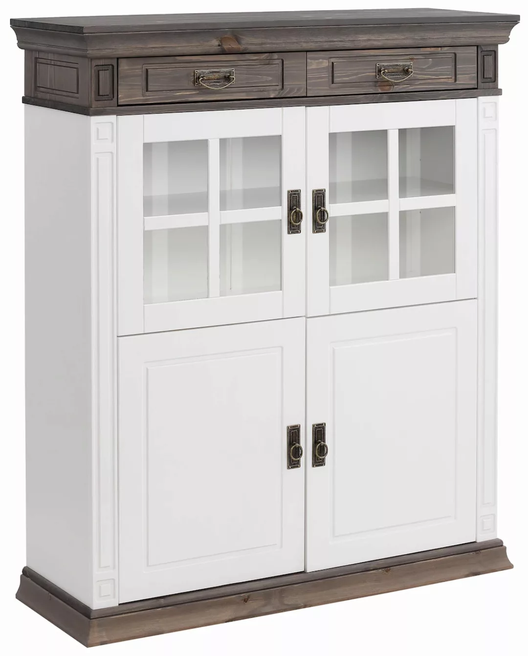 Home affaire Highboard "Vinales", Vitrine, Breite 112 cm günstig online kaufen