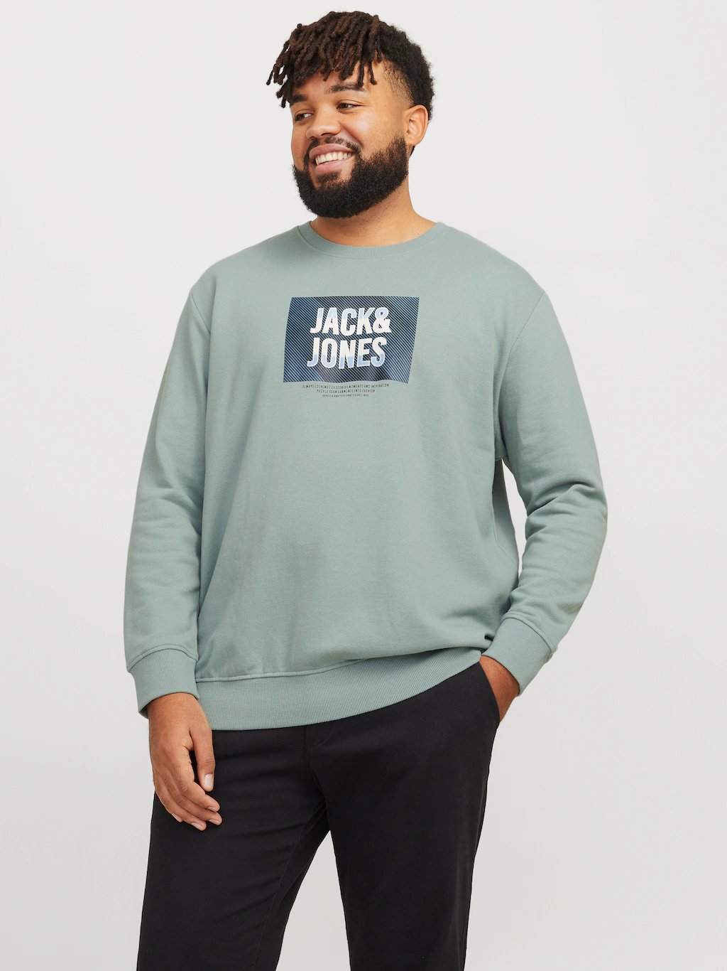 Jack & Jones PlusSize Sweatshirt "JJHUDSON SWEAT CREW NECK PLS" günstig online kaufen