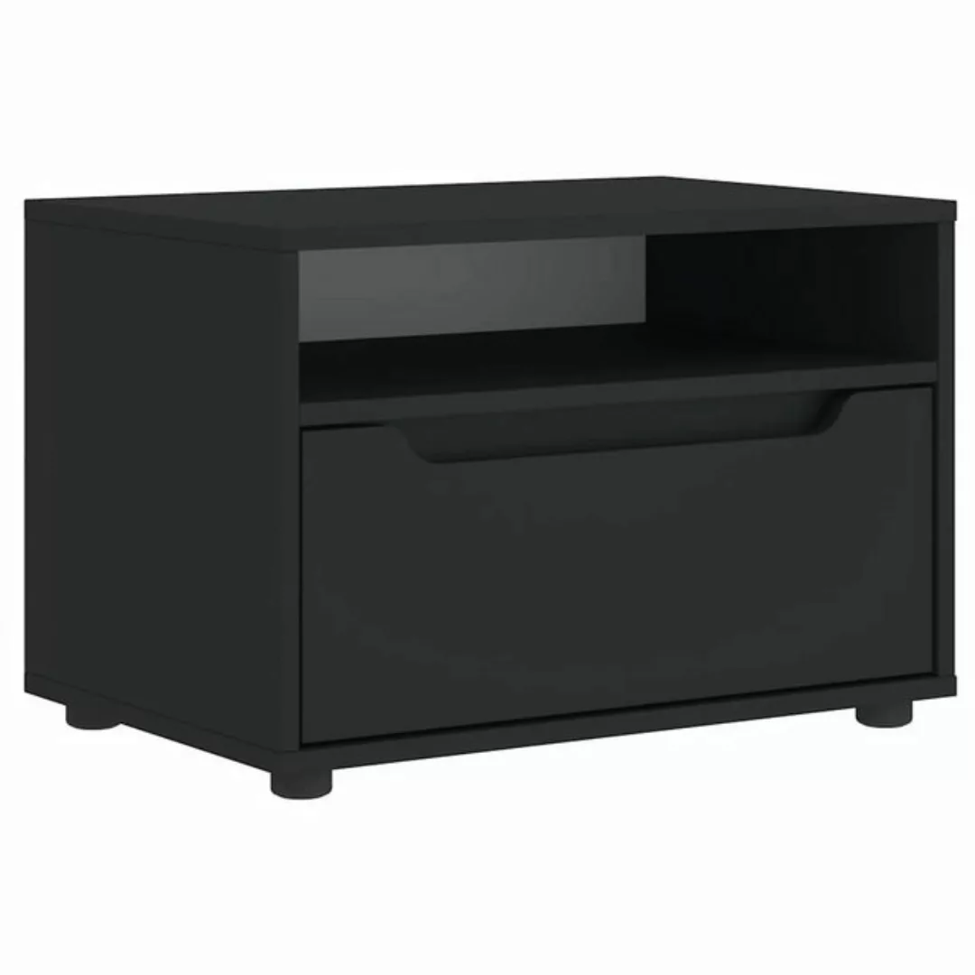 vidaXL Schrankmodule TV-Schrank VISNES Schwarz 60x40x38 cm Holzwerkstoff günstig online kaufen