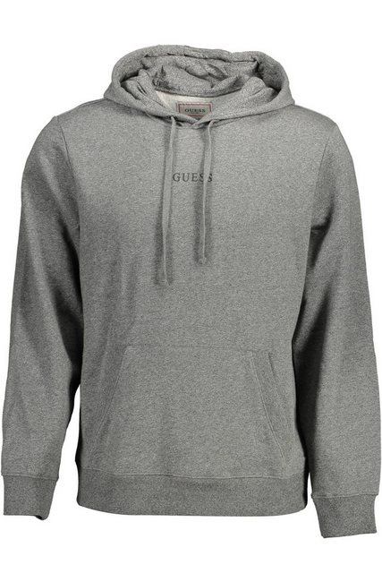 GUESS JEANS Sweatshirt Herren Grauer Kapuzenpullover aus Bio-Baumwolle mit günstig online kaufen