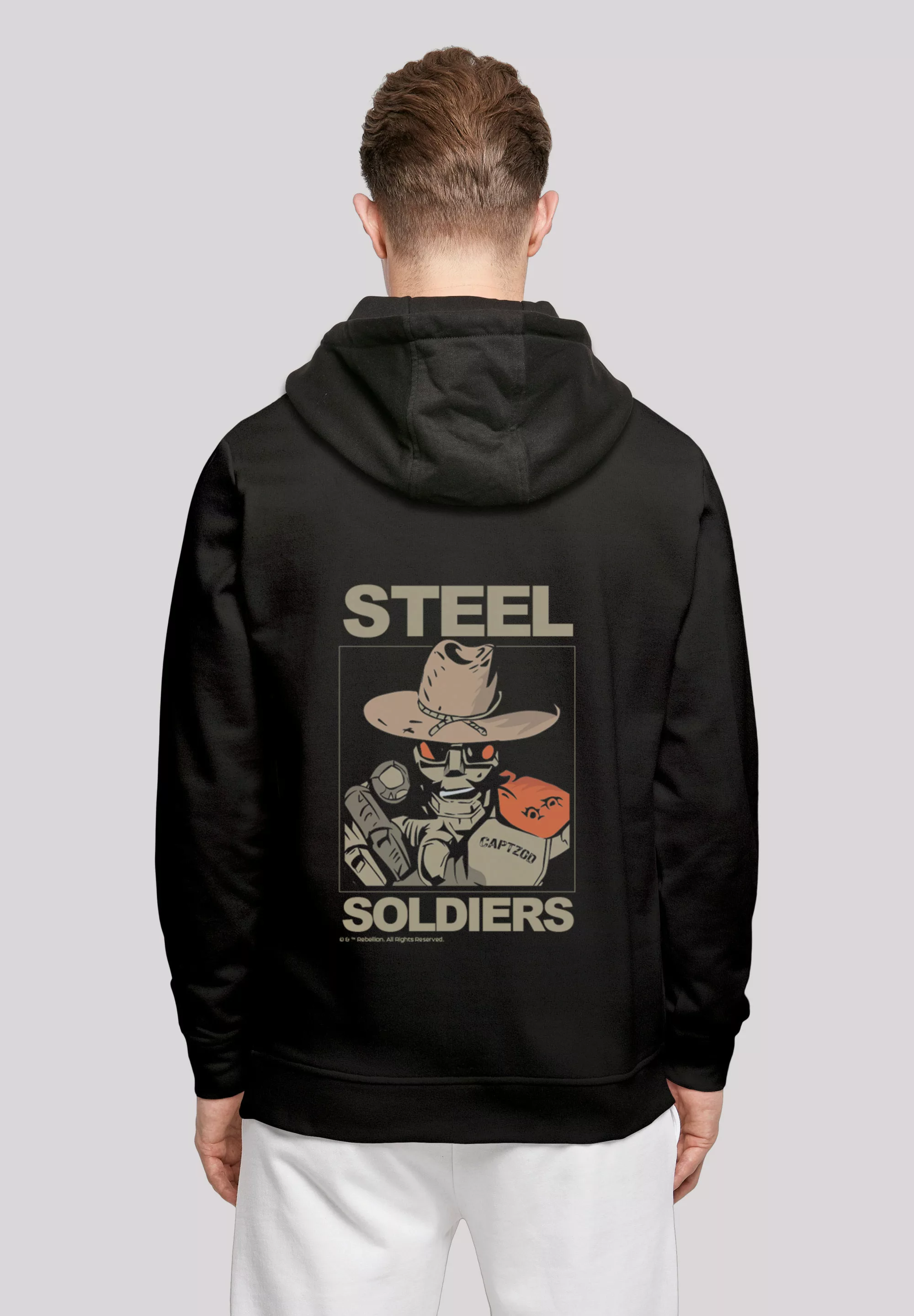 F4NT4STIC Kapuzenpullover "Retro Gaming Steel Soldiers", Print günstig online kaufen