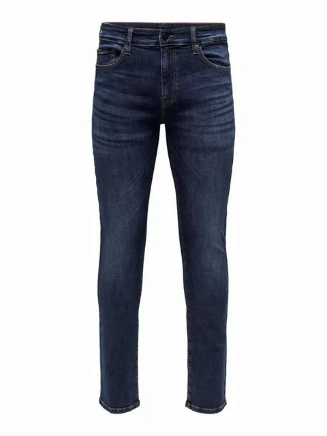 Only & Sons Herren Jeans ONSLOOM SLIM 6749 - Slim Fit - Blau - Dark Blue De günstig online kaufen