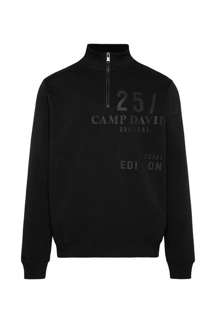 CAMP DAVID Sweatshirt mit Marken-Schriftzug auf der Brust günstig online kaufen