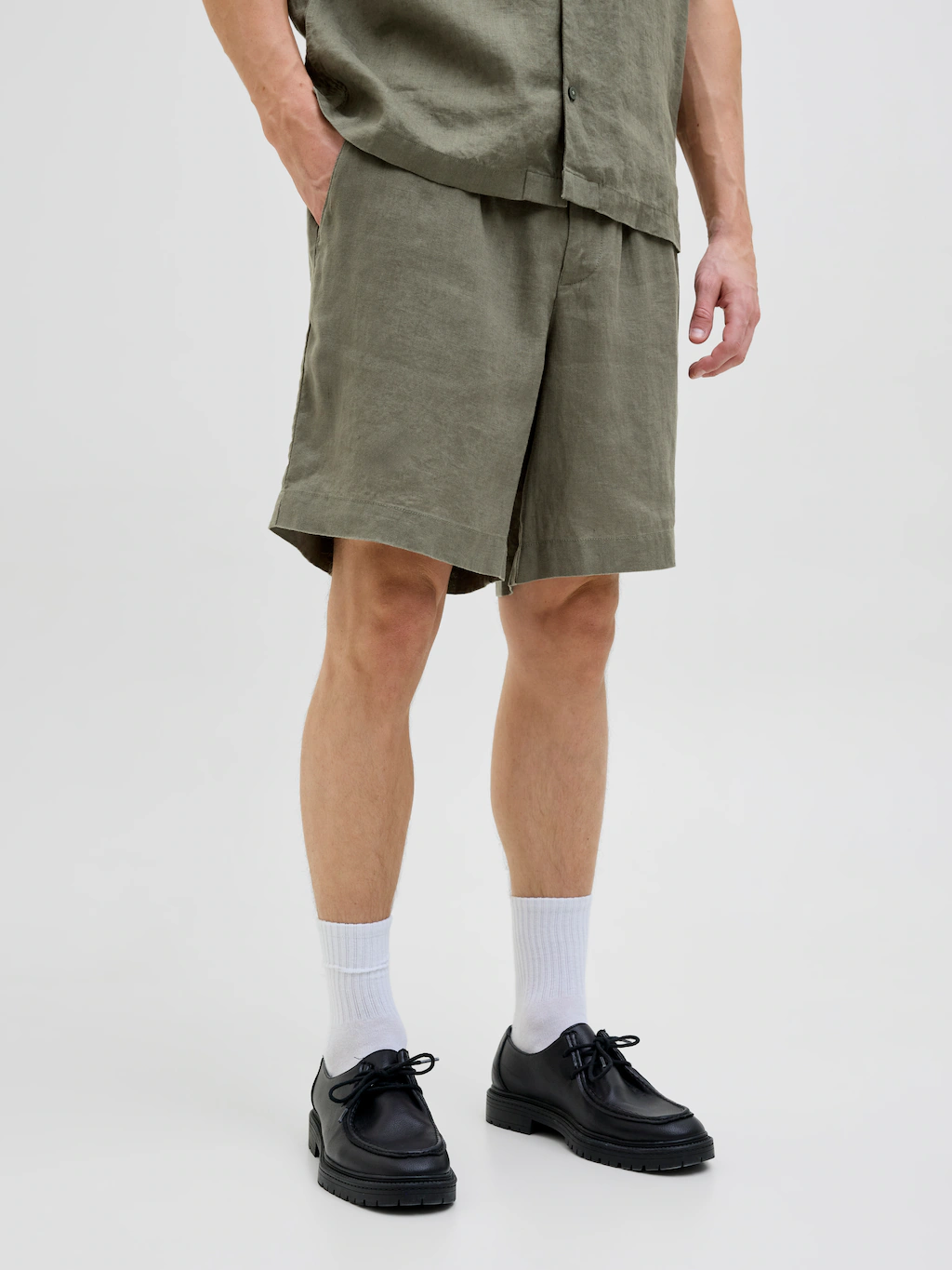 Jack & Jones Shorts "JPSTBILL LAWRENCE LINEN SHORTS SRT LN" günstig online kaufen