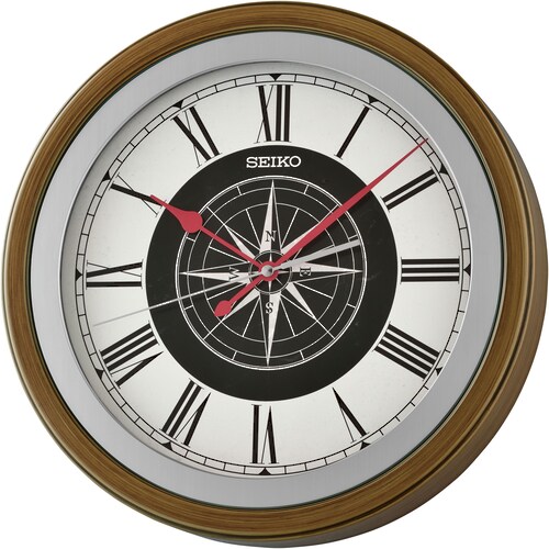 Seiko Wanduhr, Quarzuhr, durchlaufende Sekunde, Wohnzimmer, Esszimmer, Büro günstig online kaufen