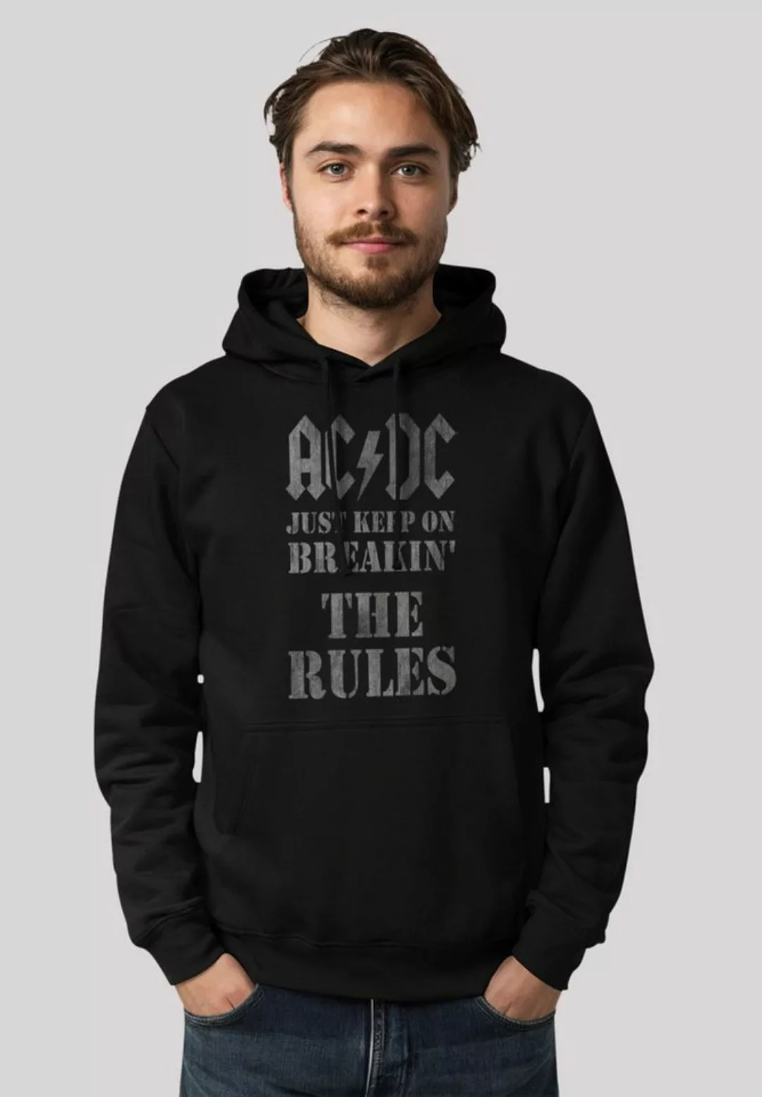 F4NT4STIC Kapuzenpullover AC/DC Just Keep On Breaking The Rules Premium Qua günstig online kaufen