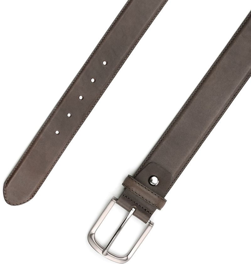 Suitable Ledergürtel Casual Dunkelgrau - Größe 95 günstig online kaufen