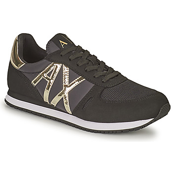 Armani Exchange Damen Sneaker Classique Contrasté EU 38 Black / Golden günstig online kaufen