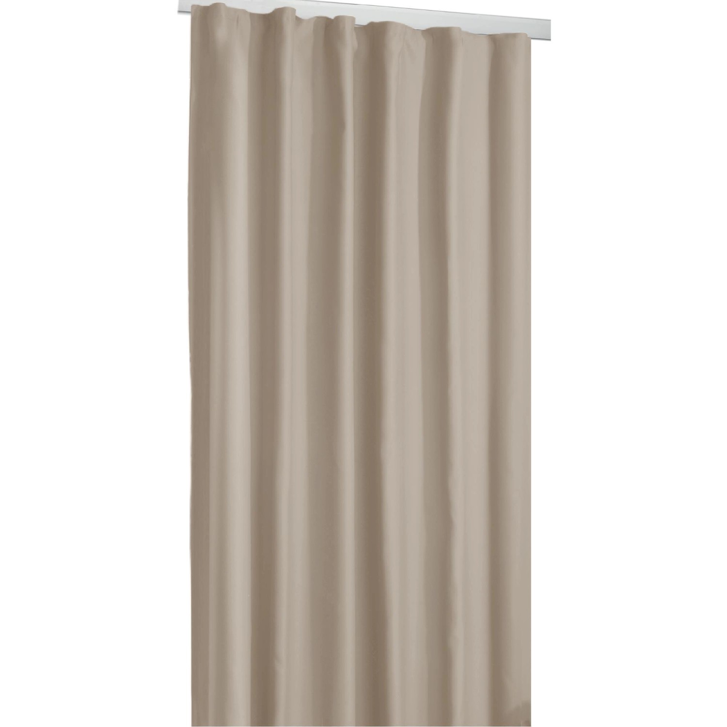 Arsvita Verdunkelungsgardine Universalband Shadow 270 cm x 245 cm Beige günstig online kaufen