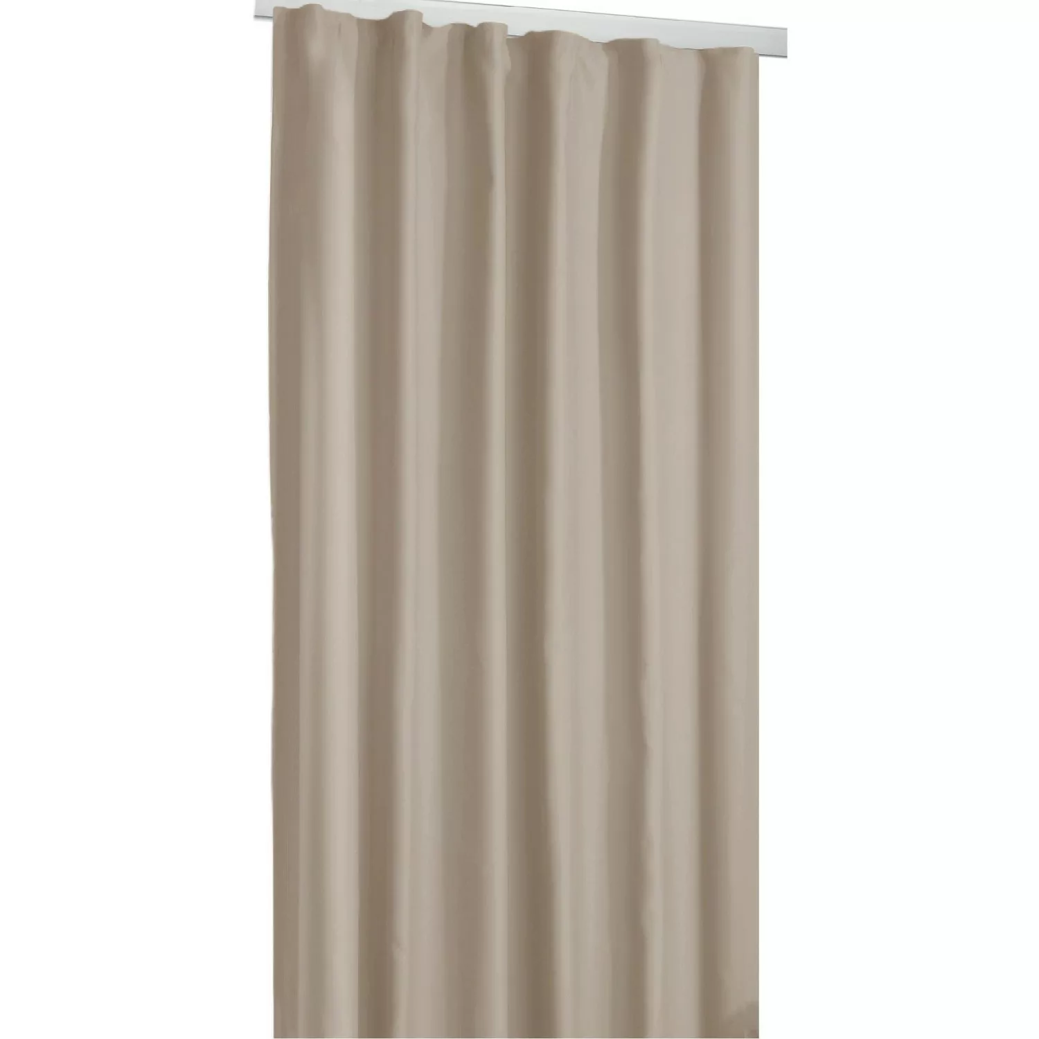 Arsvita Verdunkelungsgardine Universalband Shadow 135 cm x 295 cm Beige günstig online kaufen