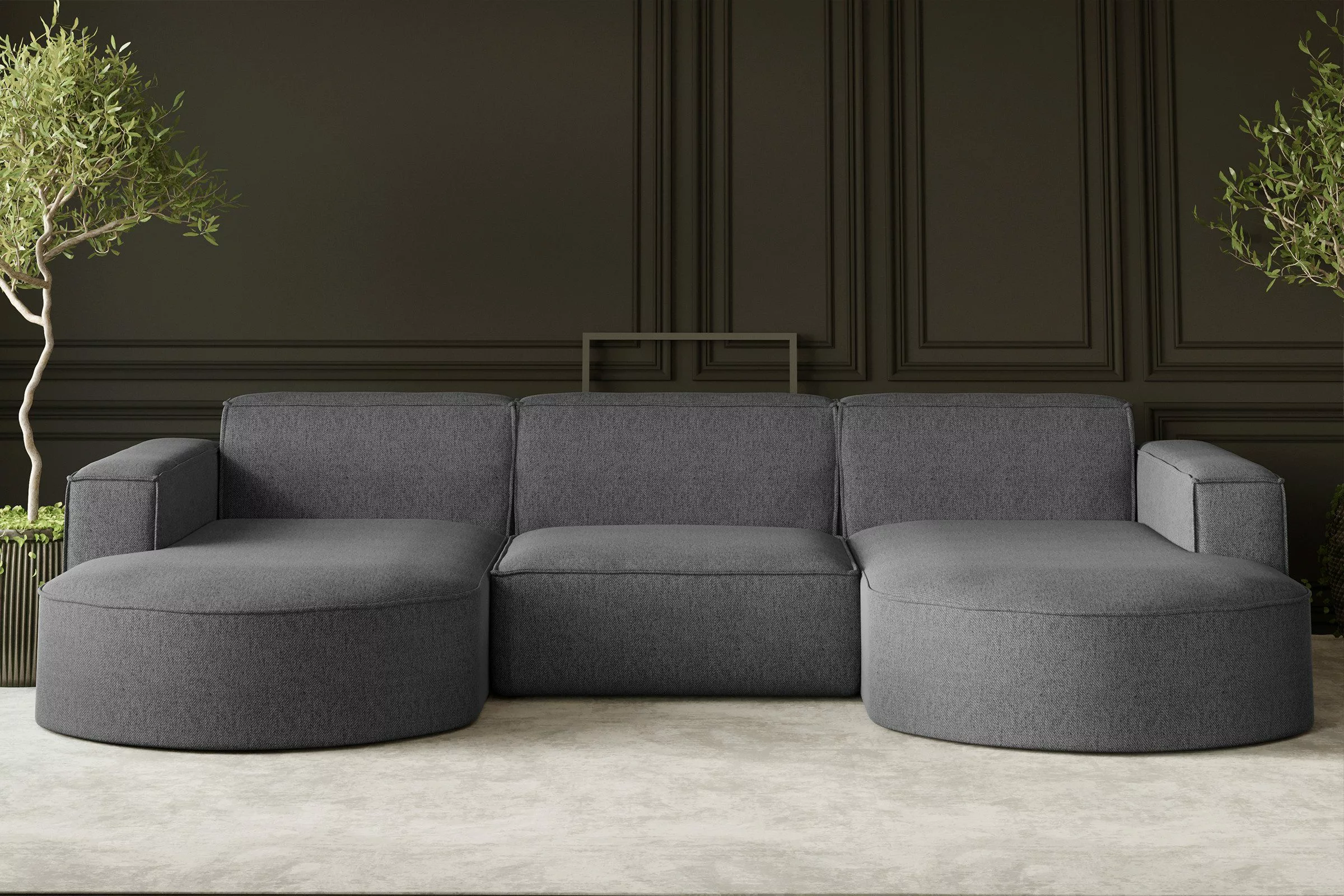 Kaiser Möbel Ecksofa Sofa U form, günstig online kaufen