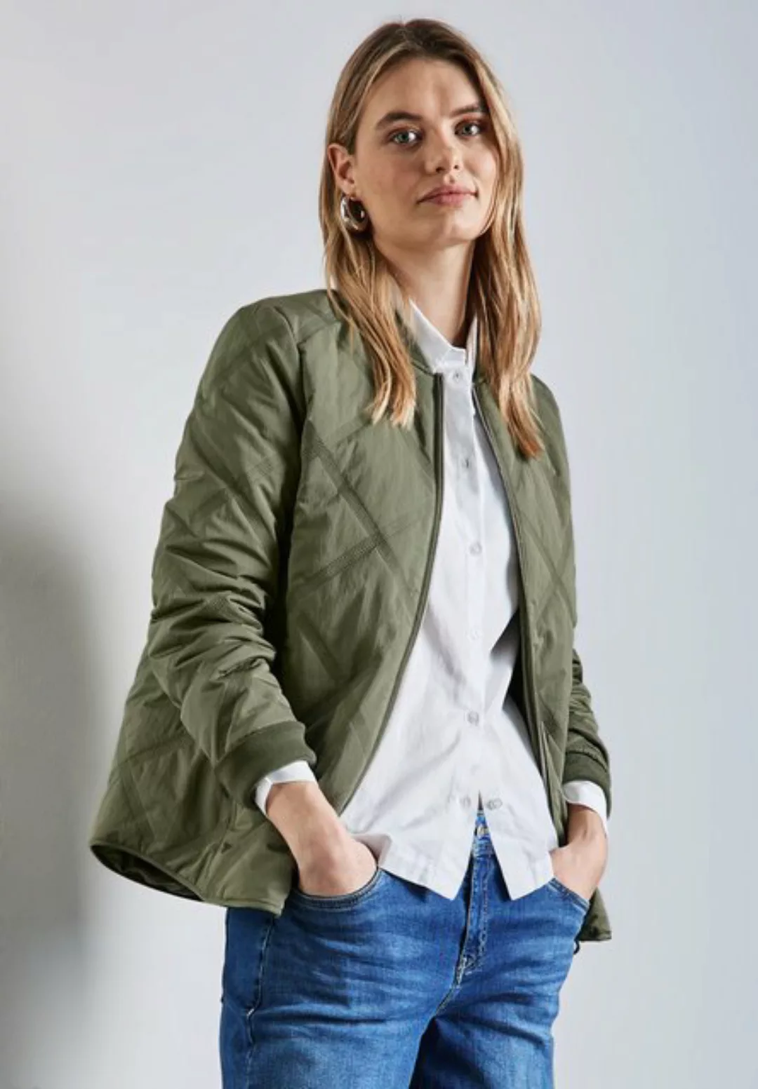 STREET ONE Blouson mit Diamantsteppung günstig online kaufen