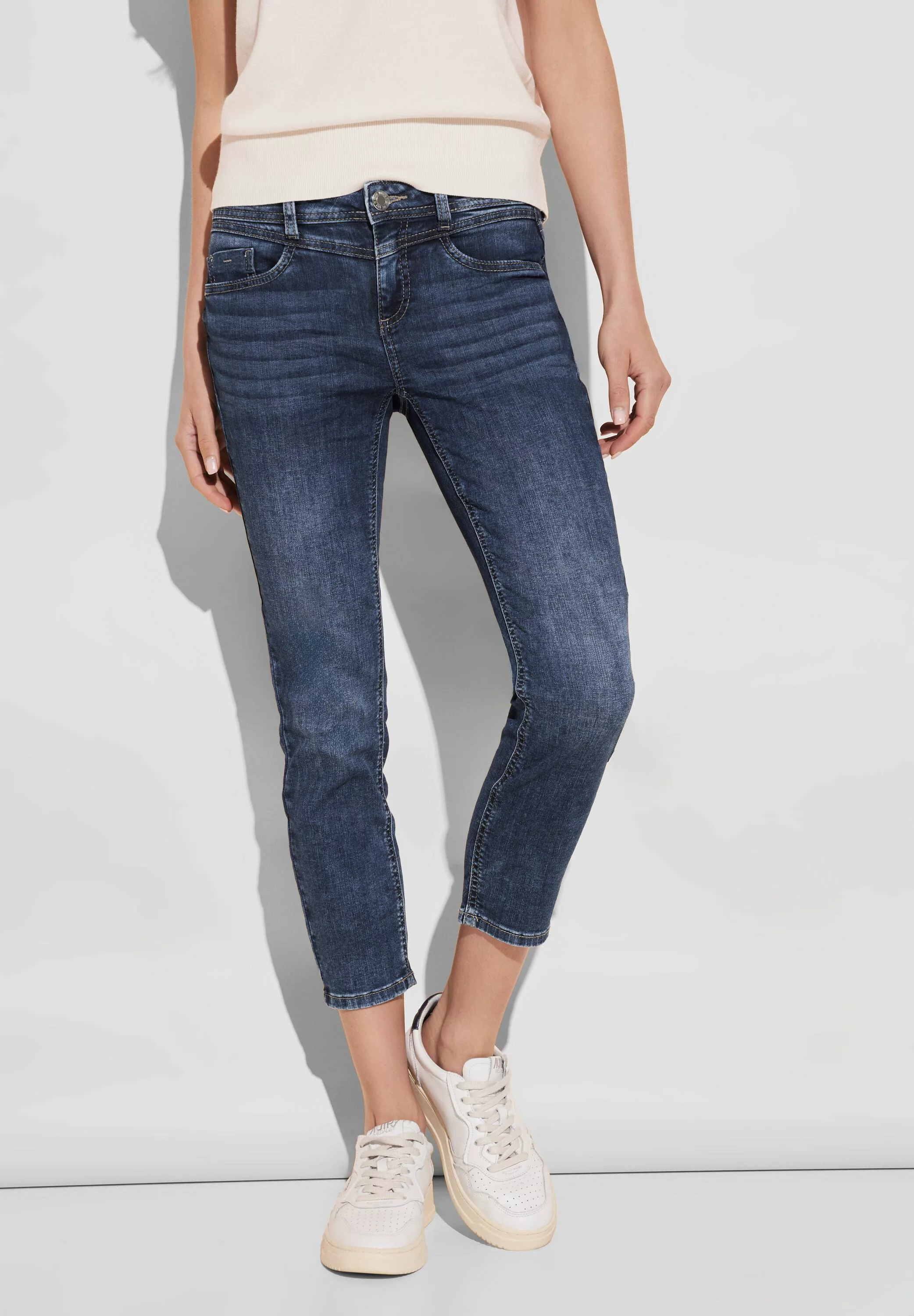 STREET ONE Gerade Jeans Middle Waist günstig online kaufen