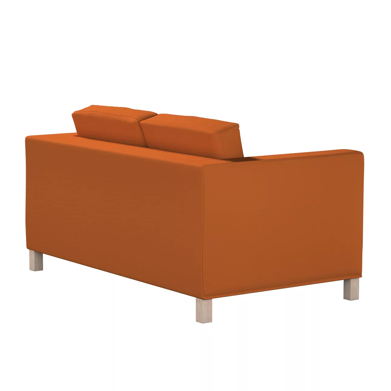 Bezug für Karlanda 2-Sitzer Sofa nicht ausklappbar, kurz, Karamell, 60cm x günstig online kaufen