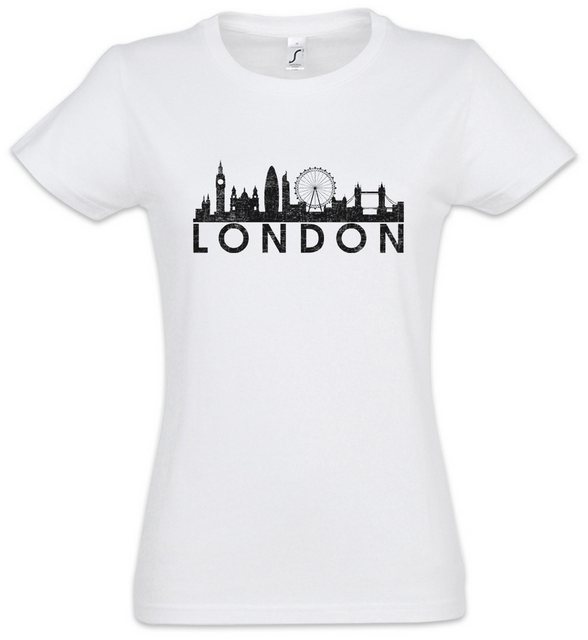 Urban Backwoods Print-Shirt Skyline London Damen T-Shirt Stadt City Fun Eng günstig online kaufen