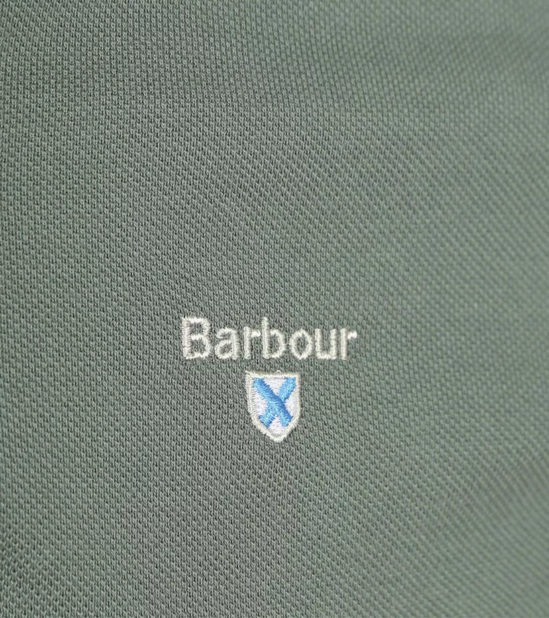 Barbour Tartan Pique Poloshirt Vintage Grün - Größe XL günstig online kaufen