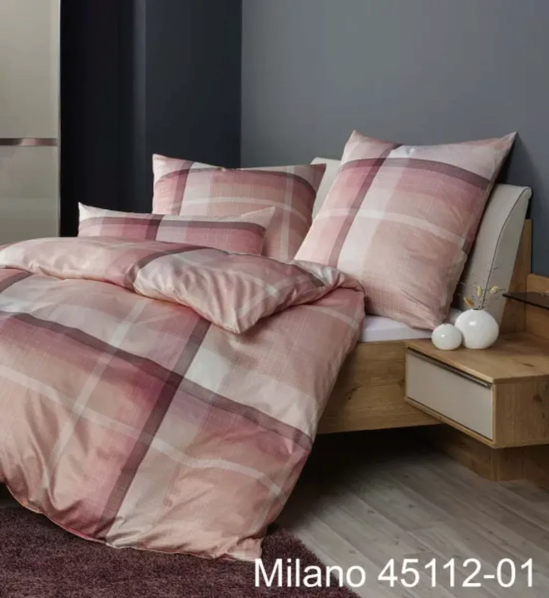 Janine Janine Mako-Satin Bettwäsche MILANO 45112 rot koralle Größe:  40x80 günstig online kaufen