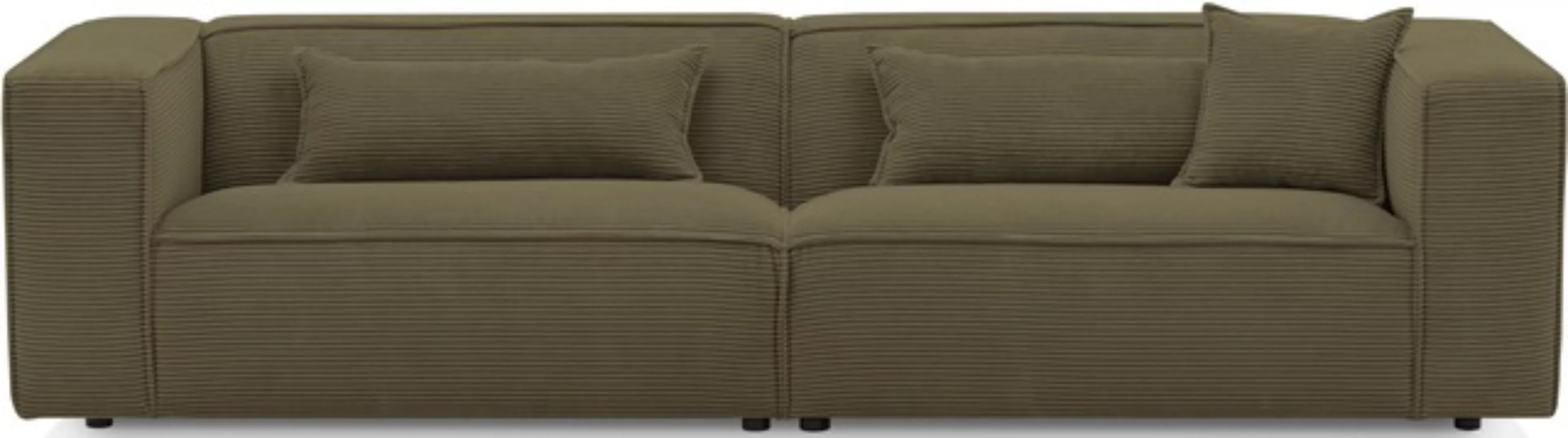 LeGer Home by Lena Gercke 3-Sitzer »PIARA, Couch mit Kedernaht, Sofa in Cor günstig online kaufen