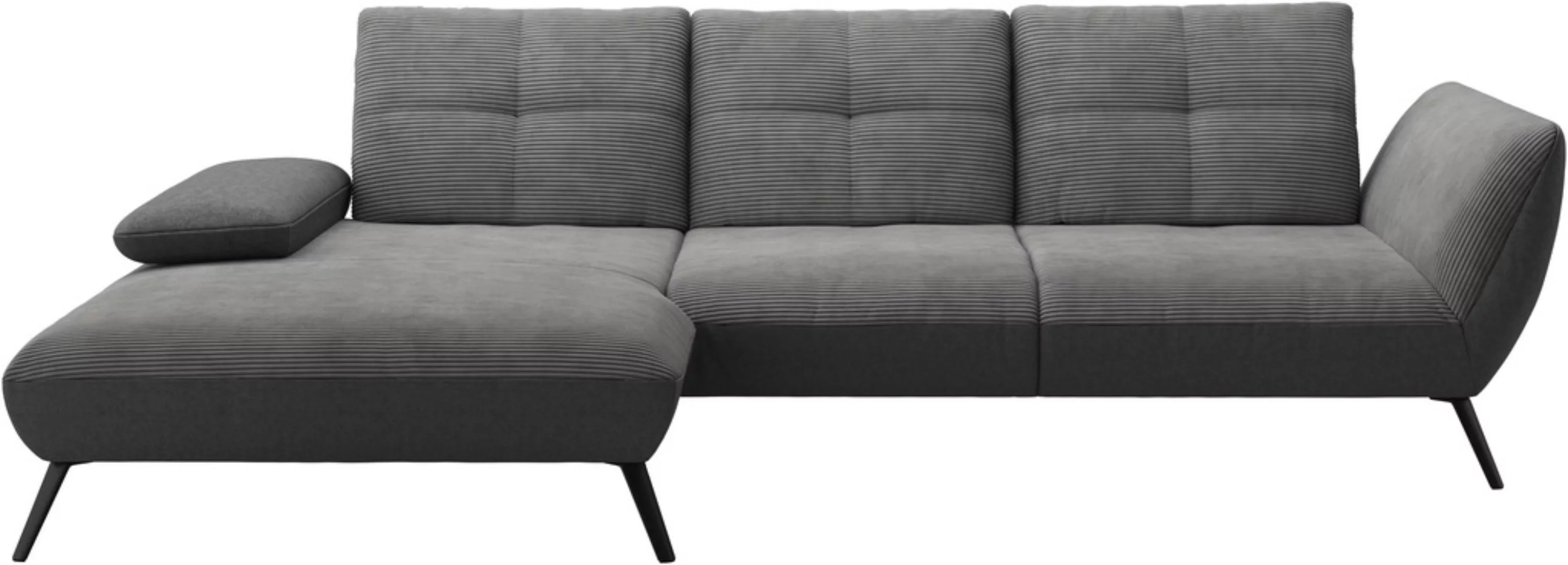 Places of Style Ecksofa »Mikado L-Form«, inkl. Sitztiefenverstellung und Ar günstig online kaufen