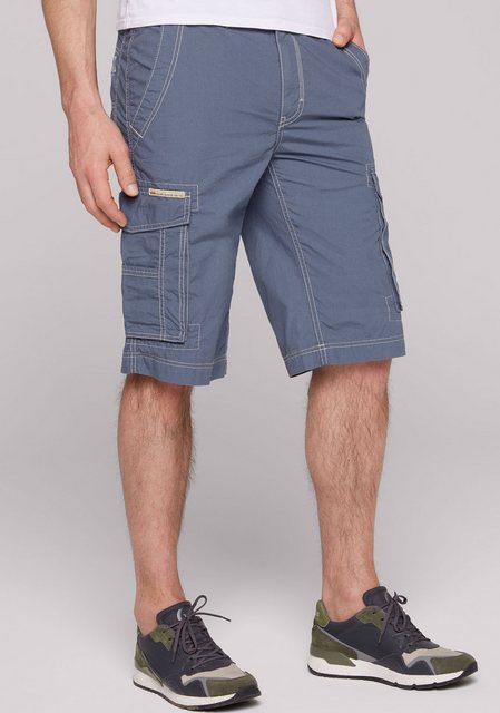 CAMP DAVID Cargoshorts mit Markenlabel an den Taschen günstig online kaufen