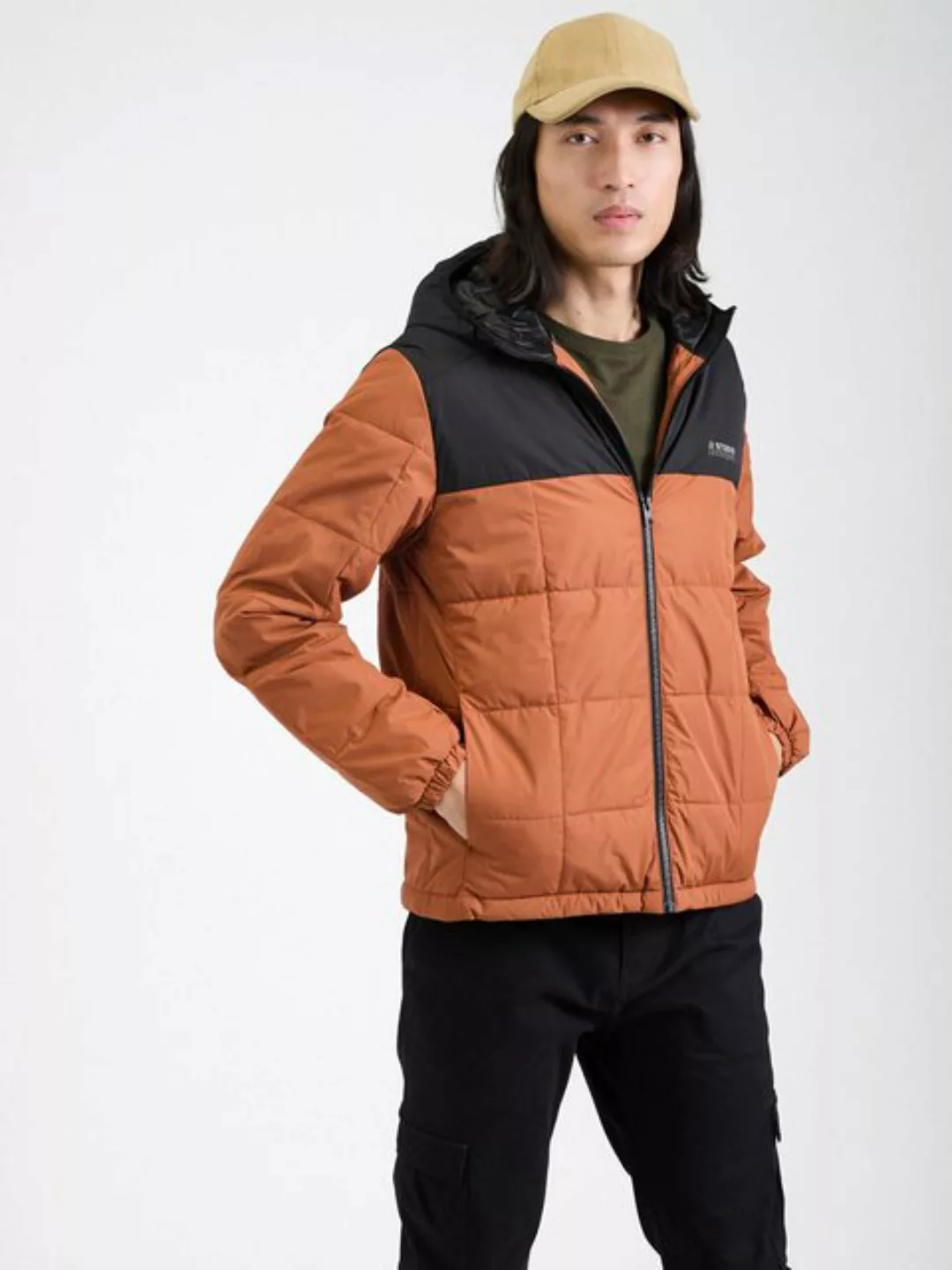 Jack & Jones Steppjacke "JJBEN SQUARE HOOD JACKET", mit Kapuze günstig online kaufen