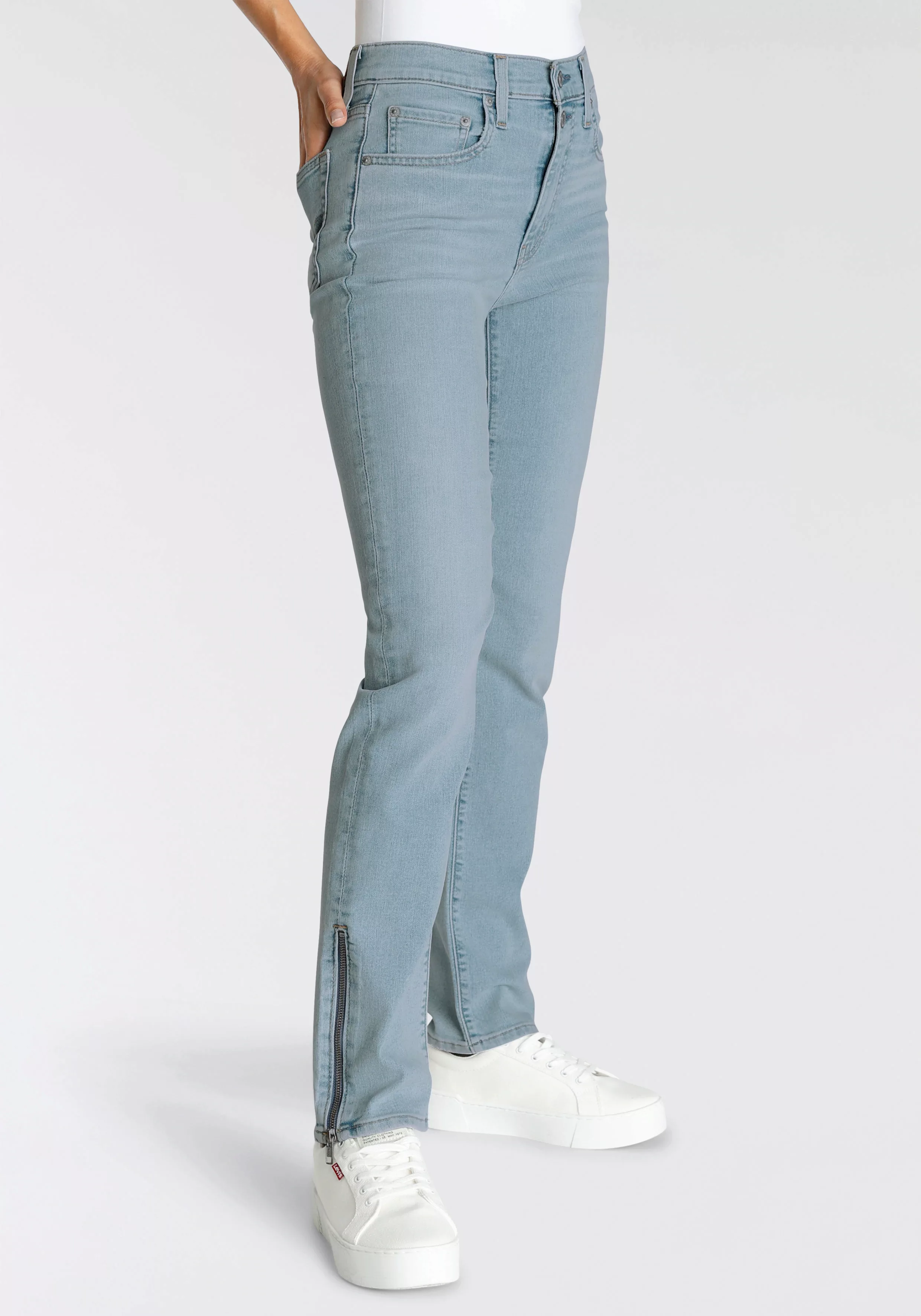 Levi's® 5-Pocket-Jeans 724 BUTTON SHANK mit Reisverschlussdetail am Saum günstig online kaufen