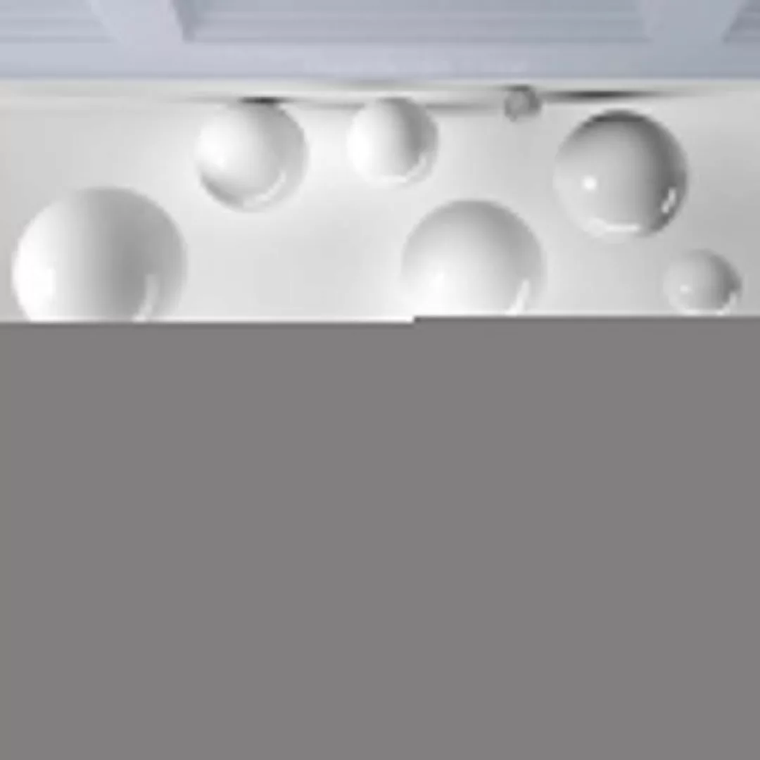 artgeist Fototapete Balls schwarz/weiß Gr. 150 x 105 günstig online kaufen