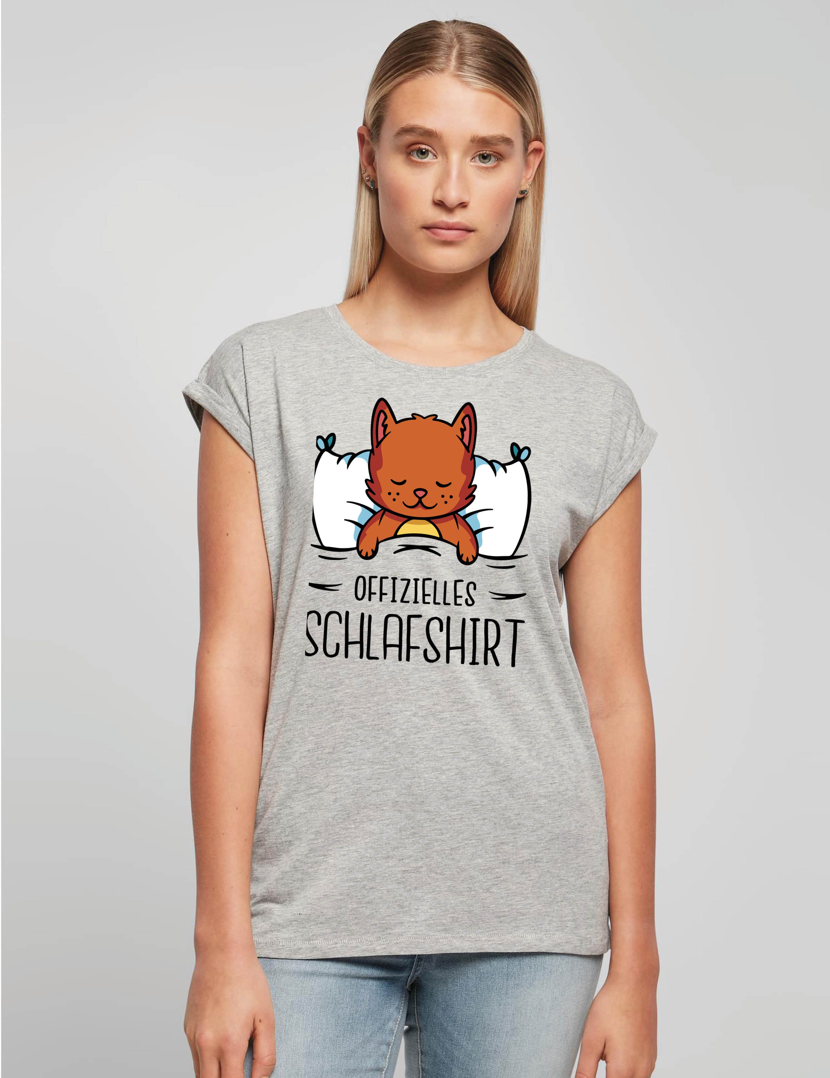 Youth Designz Print-Shirt "Katze Schlafshirt" Damen günstig online kaufen