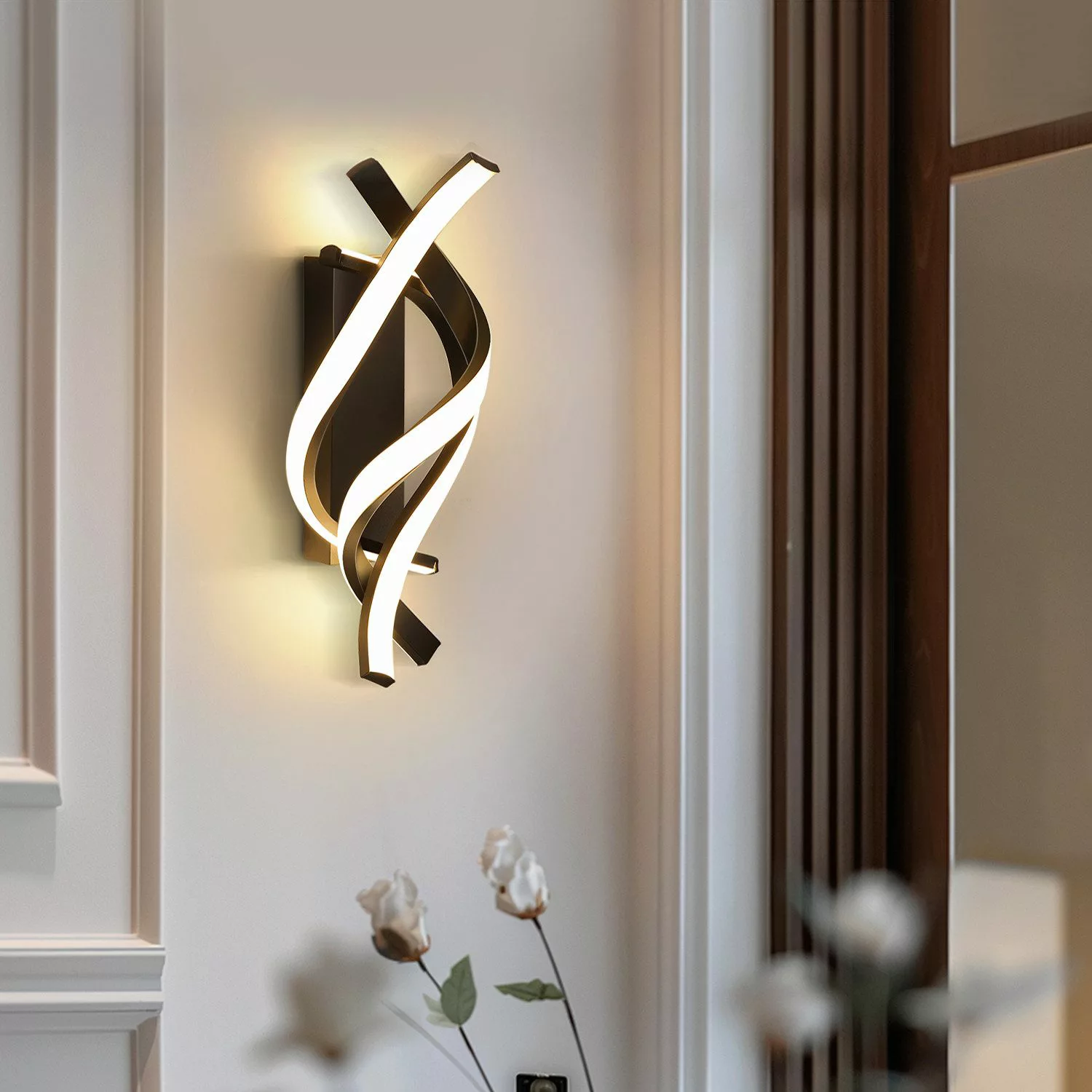 oyajia LED Wandleuchte Moderne Wandleuchte Innen, günstig online kaufen