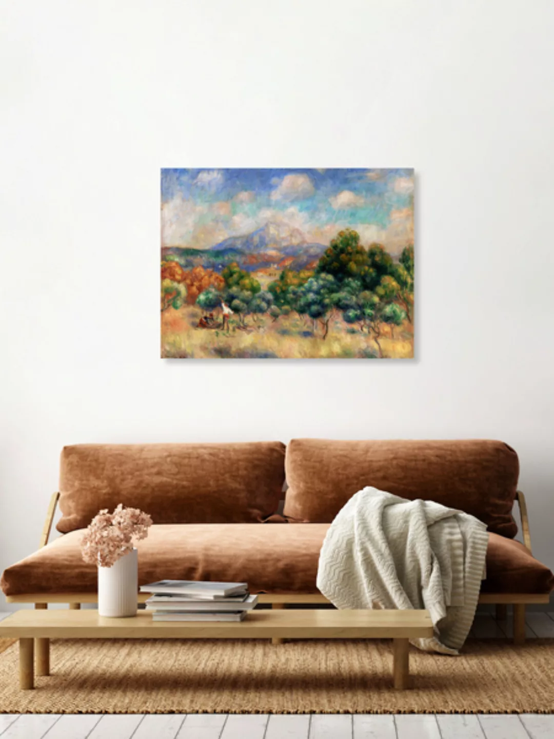 Poster / Leinwandbild - Pierre-auguste Renoir: Berg Sainte-victoire günstig online kaufen