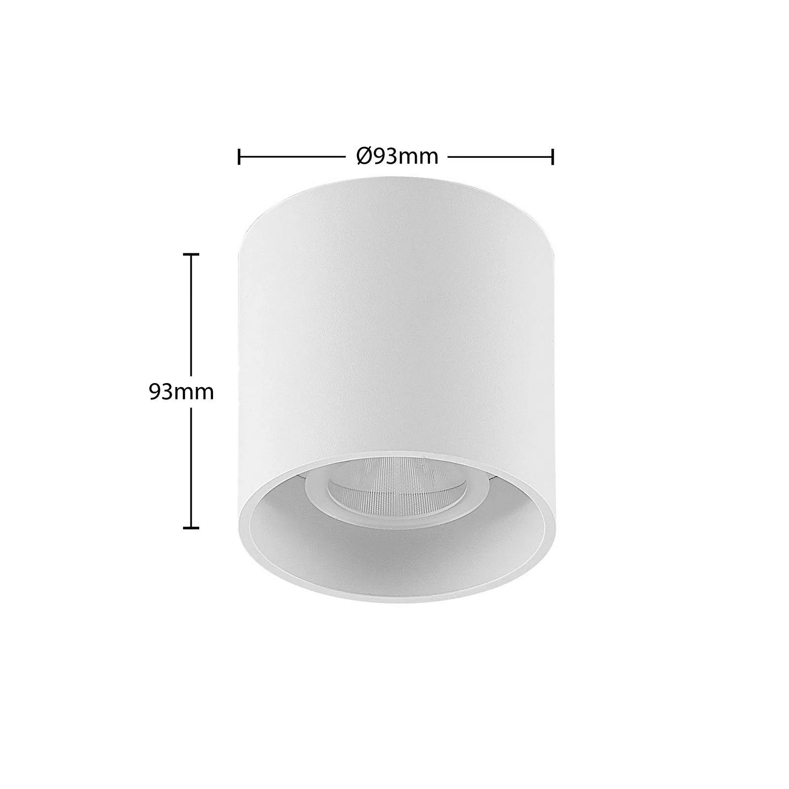 Arcchio Zaki LED-Deckenleuchte, rund, weiß günstig online kaufen