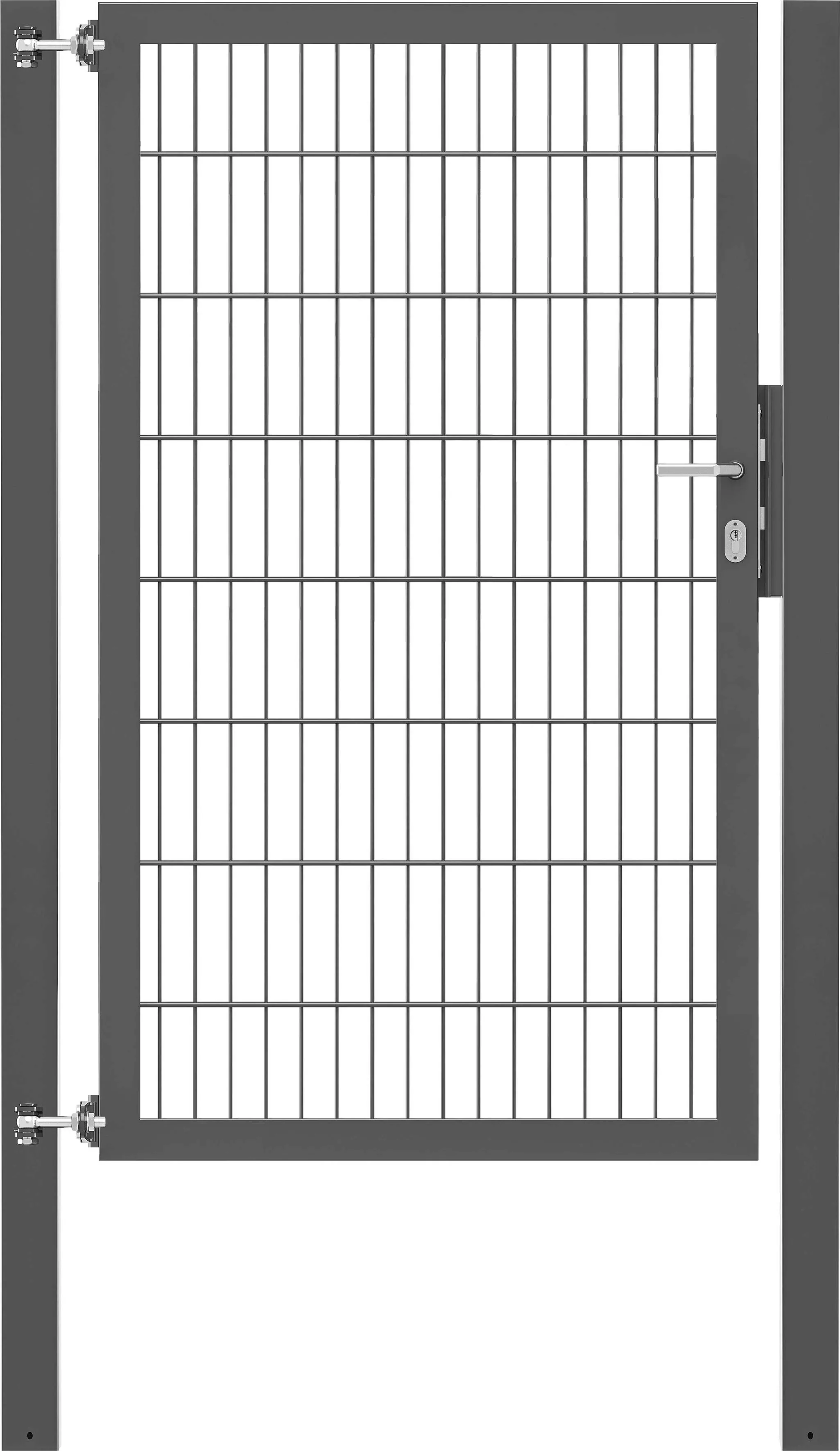 Einzeltor Flexo Plus 100 cm x 160 cm Pfosten 80 cm x 80 cm Anthrazit günstig online kaufen