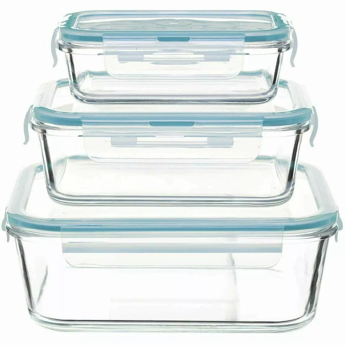 Lunchbox-set Glas Polypropylen 3 Stücke günstig online kaufen