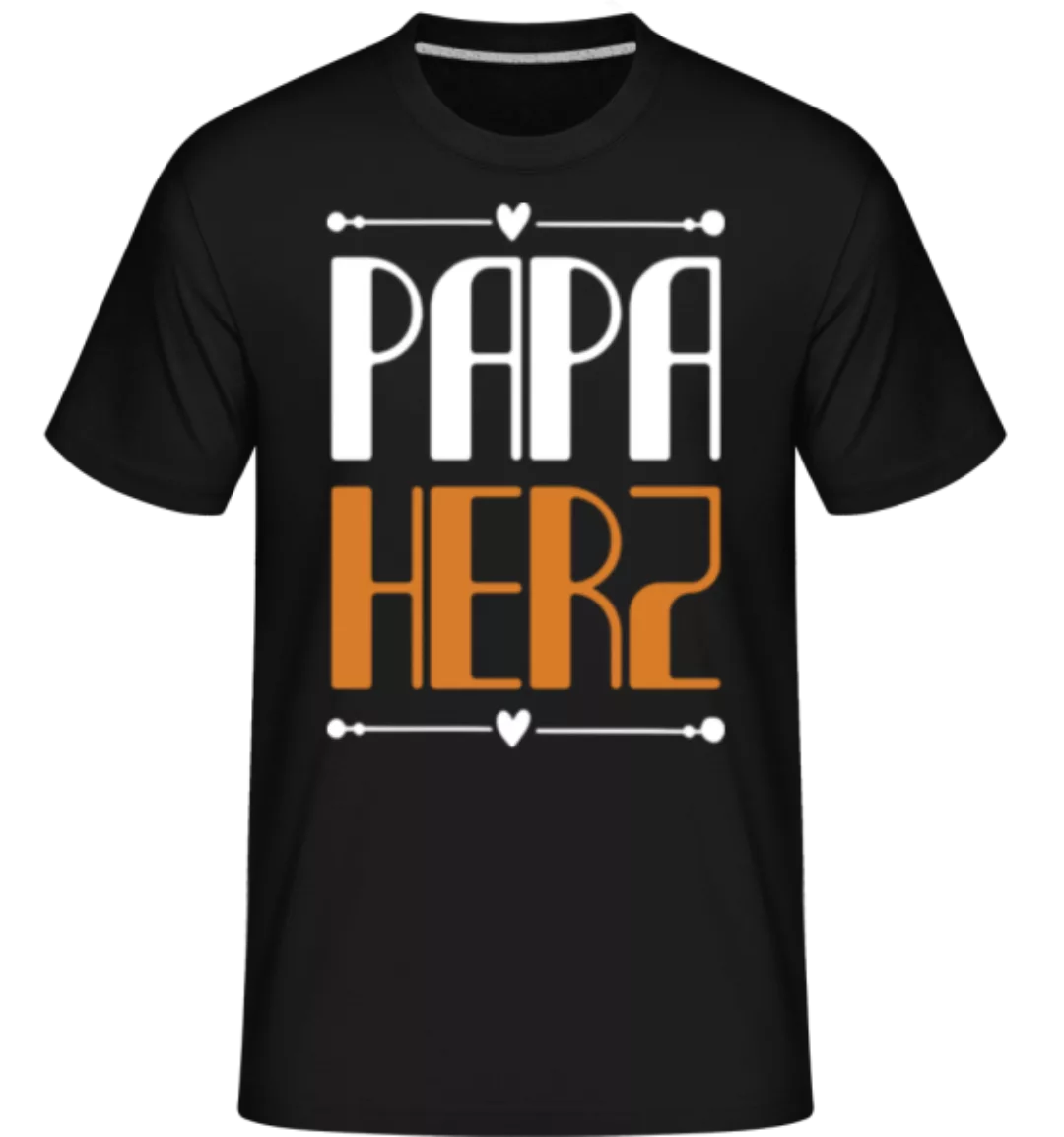 Papa Herz · Shirtinator Männer T-Shirt günstig online kaufen