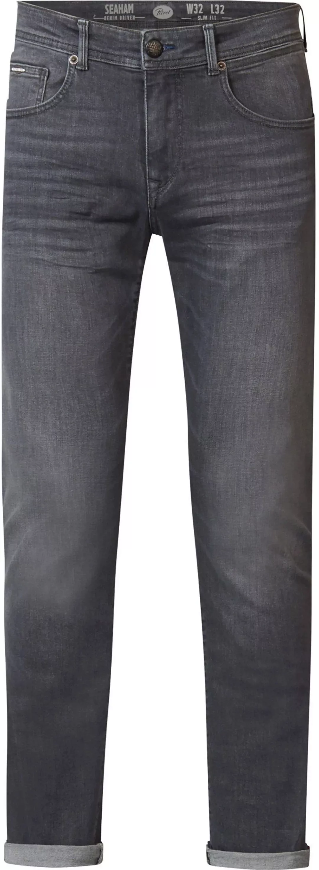 Petrol Seaham Jeans Anthrazit - Größe W 36 - L 32 günstig online kaufen