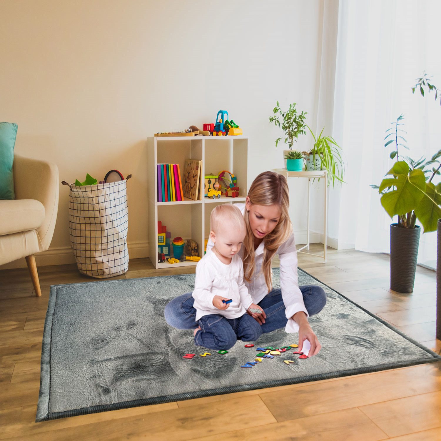 Vimoda Kinderteppich Spielmatte, Krabbelmatte, [3 cm] günstig online kaufen