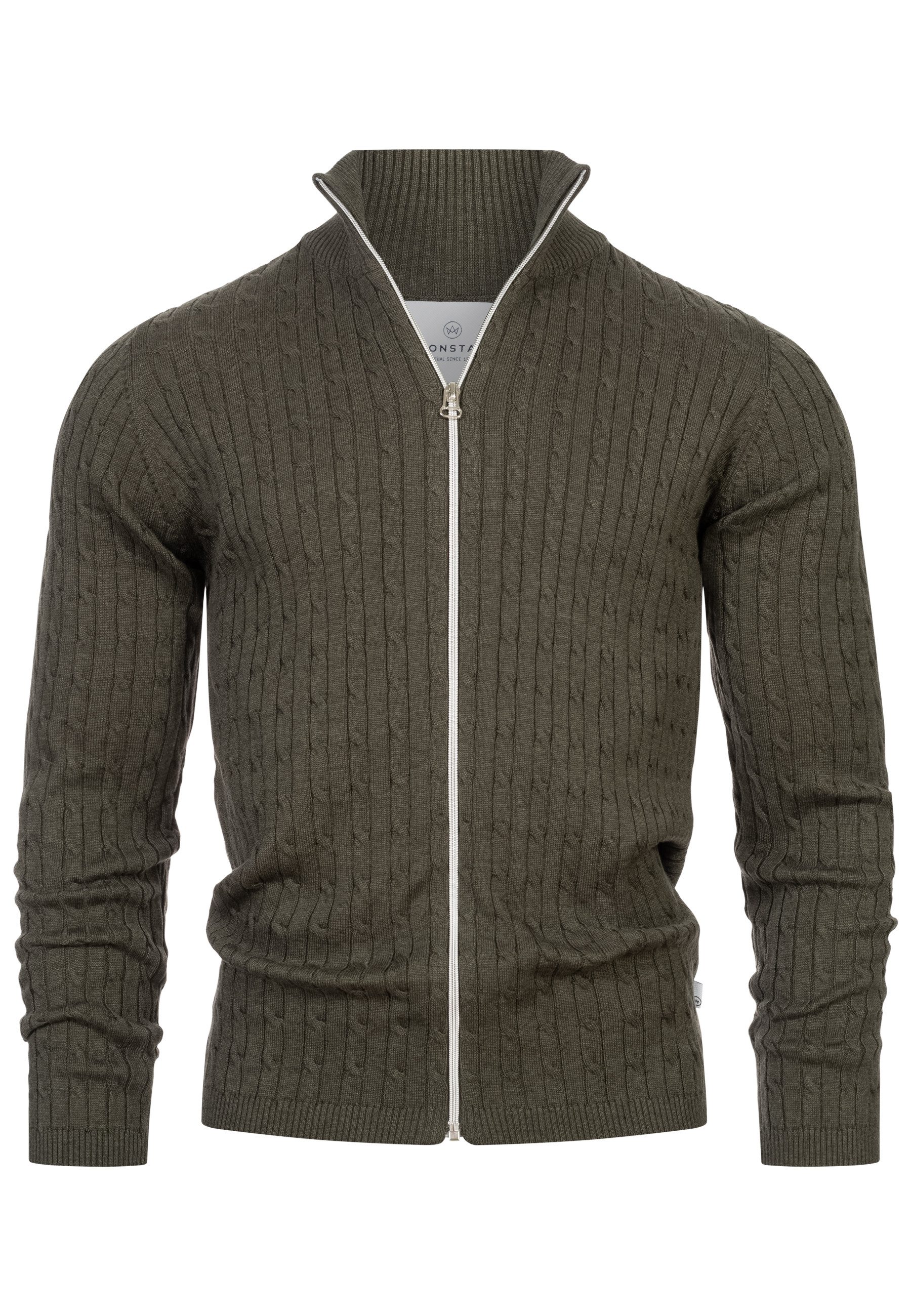 Kronstadt Strickjacke KSCable Zip aus hochwertigem günstig online kaufen